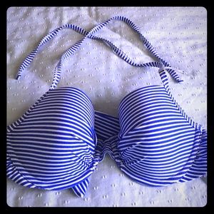 Aerie Striped Bikini Top 36D