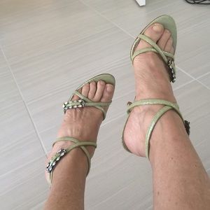 Nina dress sandals with bling!