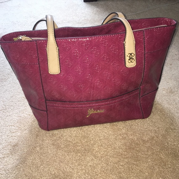 Guess logo tote