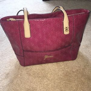 Guess logo tote