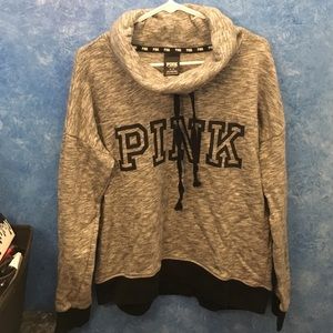 ‼️pink cowl neck rare hoodie