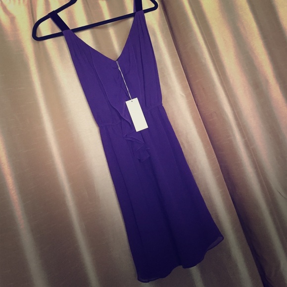 Rebecca Taylor Size 8, purple dress
