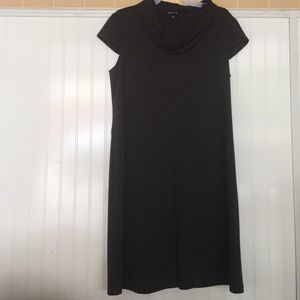 Dark grey sweater dress