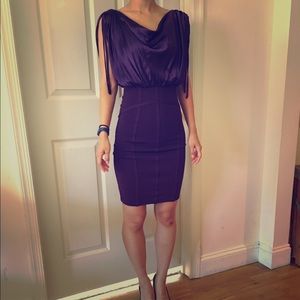 Kardashians Collection Purple Bebe Dress