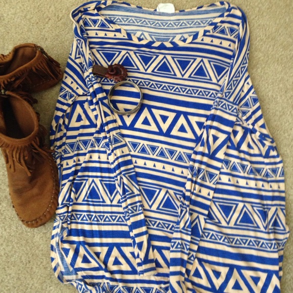Aztec print long sleeve