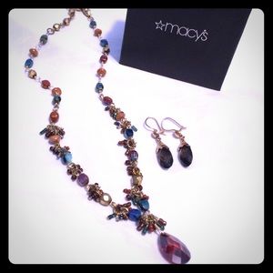 necklace + drop earrings combo!
