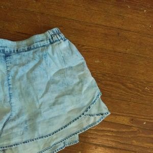 Acid Wash Adorable High Waist Shorts