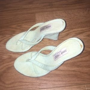 Jimmy Choo beach wedges