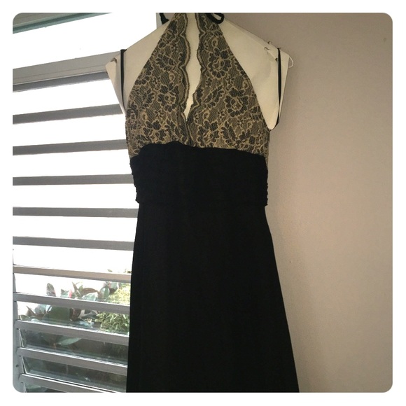Classy lace black coctel dress!!