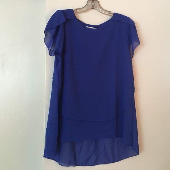 Royal Blue dress blouse