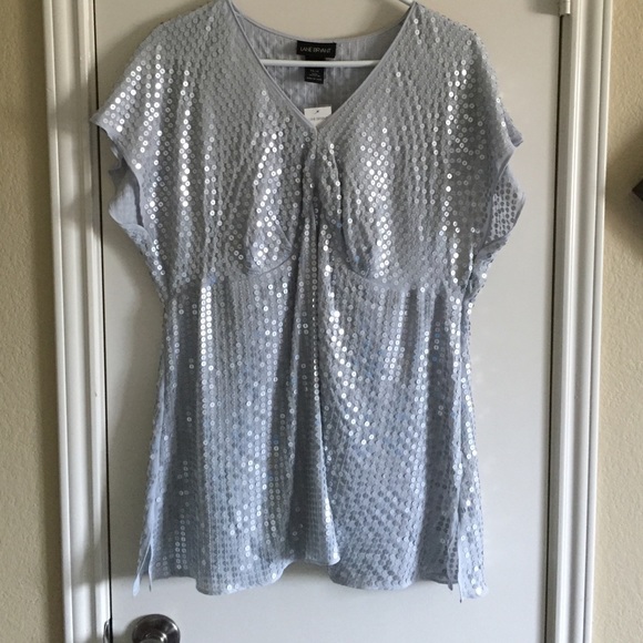 Lane Bryant sequin top - never worn