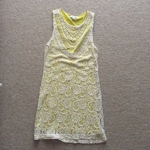 Cream lace dress