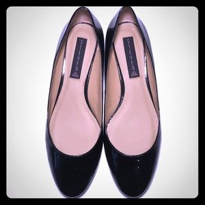 Brand New STEVEN Black Patent Wedge