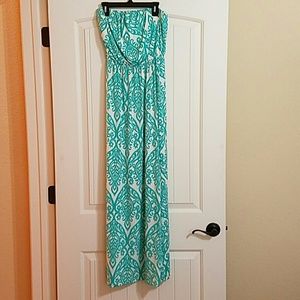 Strapless Maxi dress size Medium