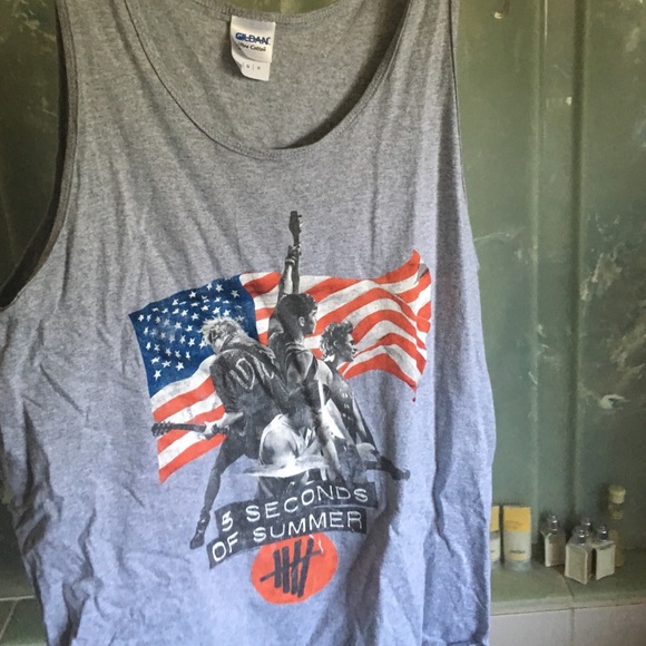 RARE 5 Seconds of Summer (5SOS) US Tour Tank Top