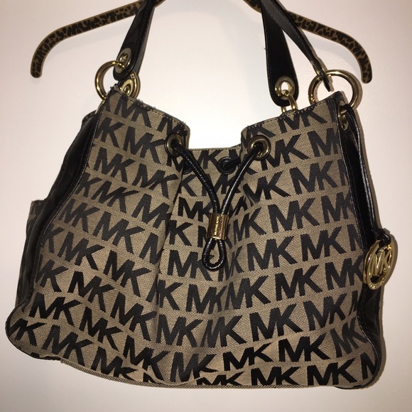 Black and Brown Michael Kors bag