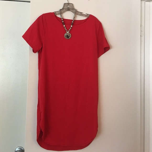 Red blouse