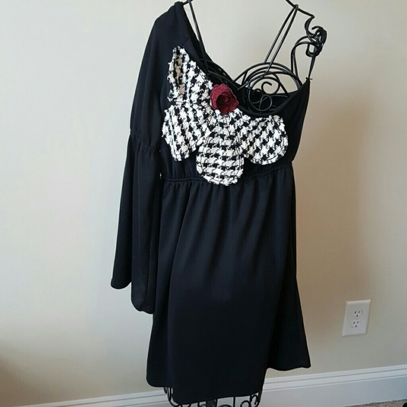 Judith March Size Large One Shoulder Dress