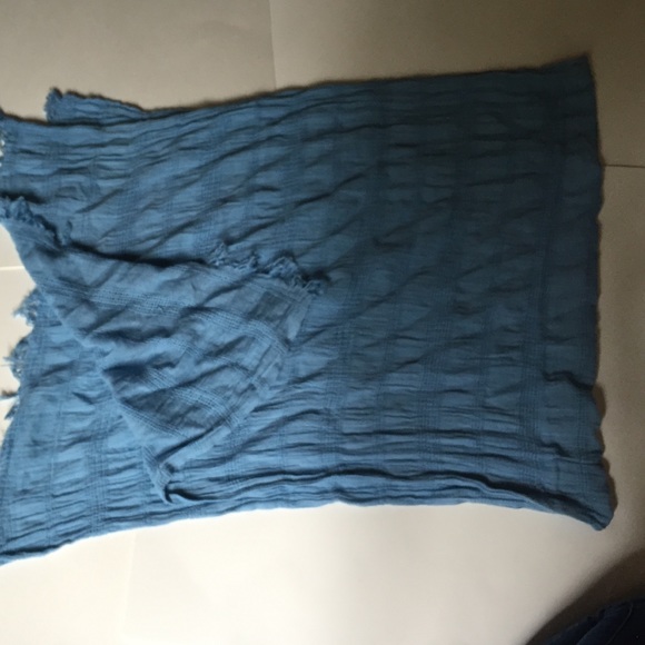 Blue scarf