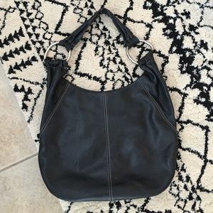 Tignanello Black Hobo Bag