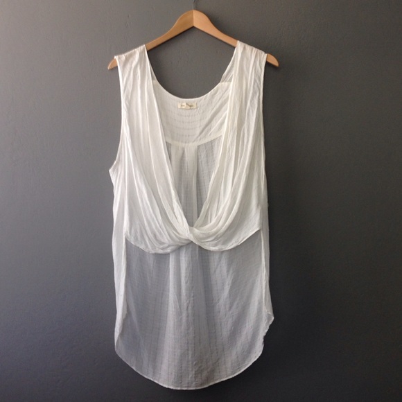 Urban Outfitters High Low Twist Top
