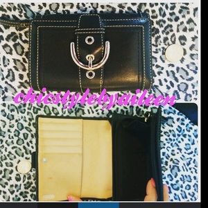 Authentic Coach all leather wallet