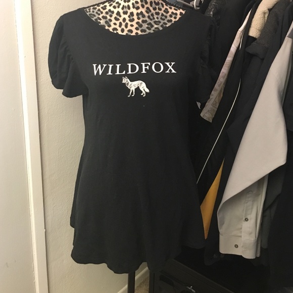 Wildfox Tops - NWT Wildfox Austen Lace Up Tee