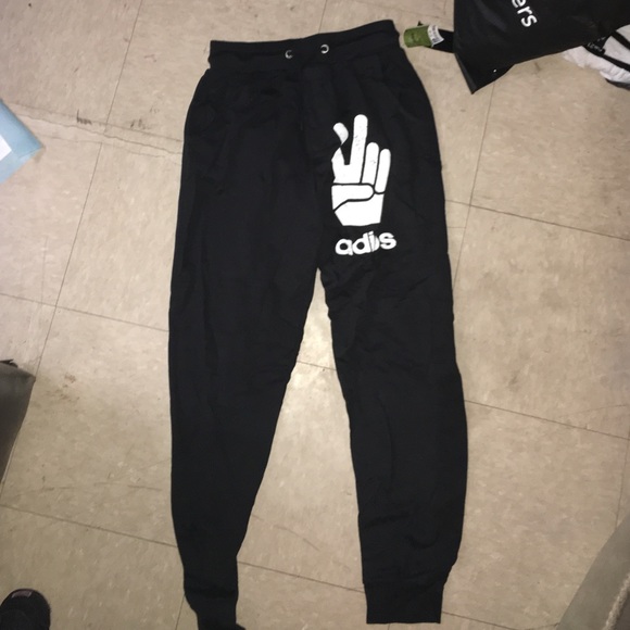 Black joggers