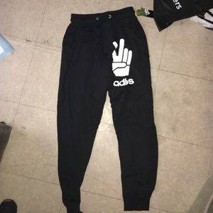 Black joggers