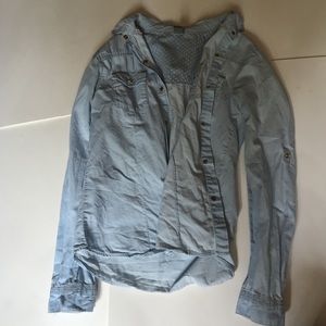 Light blue denim shirt