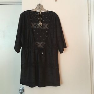 Ellen Weaver Swim Coverup Top