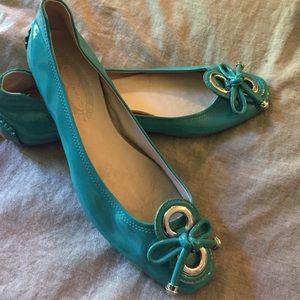 Ellie Tahari driving moccasins