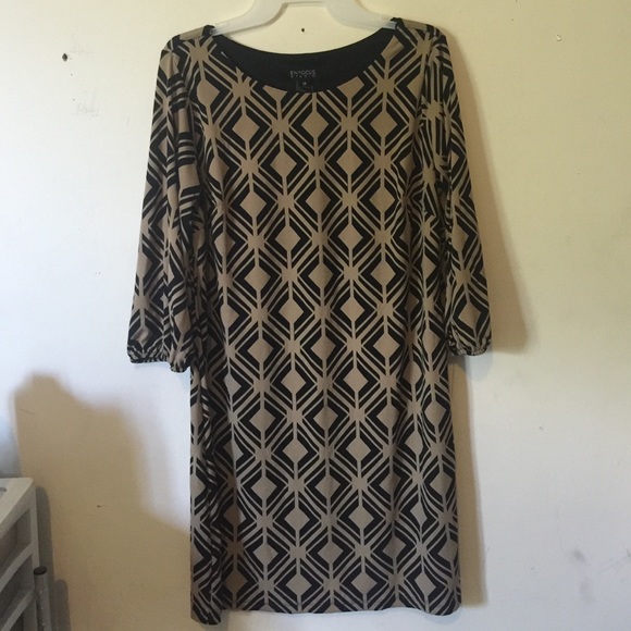Printed work dress