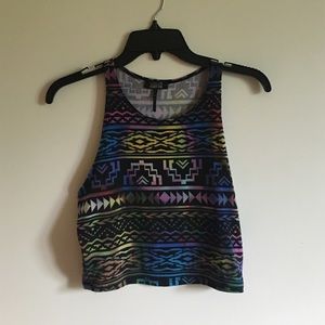 Multicolored crop top