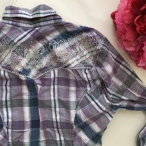 Guess plaid shirt