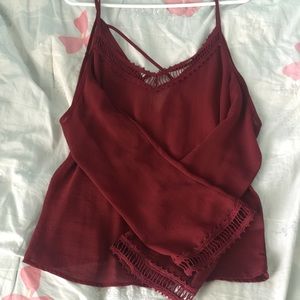 Off the shoulder/strap blouse