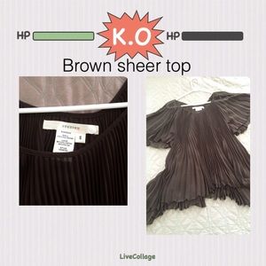 MaxStudio Sheer top new w/out tag. Never worn💥🔥