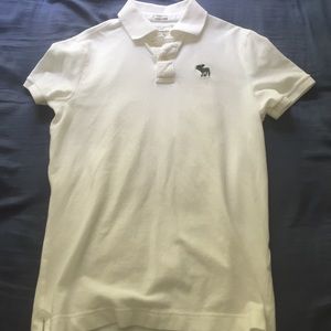Abercrombie & fitch white collar shirt