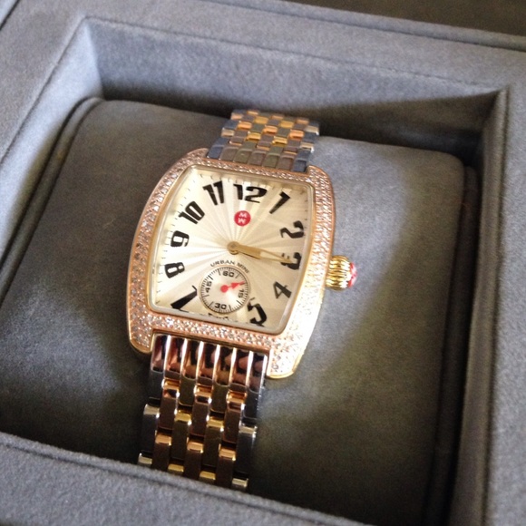 ⏱Michele Urban Mini TriTone Watch! Like New! - Picture 4 of 4