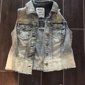 Silver jean jacket