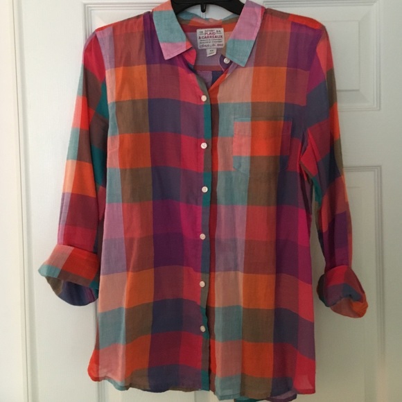 Old Navy Plaid Button Up