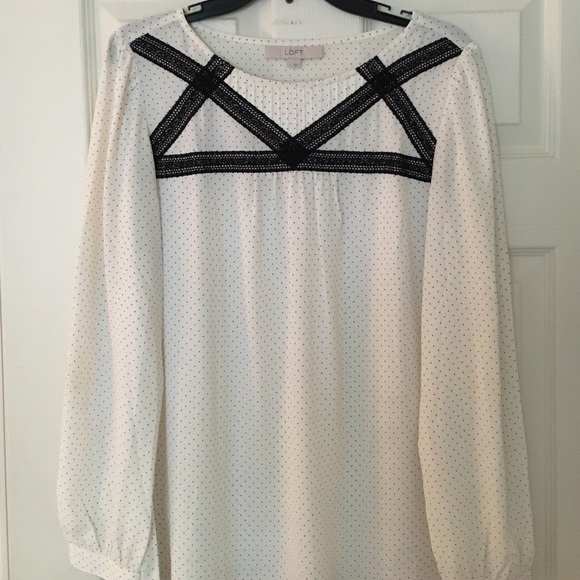 Loft Polka Dot top