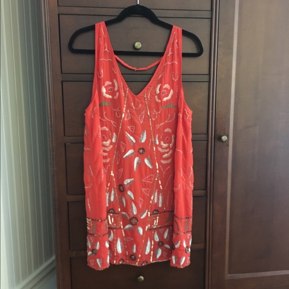 Free People Beaded/Sequined Dress