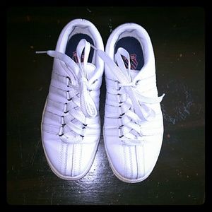 SOLD! White K-Swiss Classics