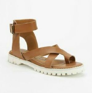 Kelsi Dagger tan sandals