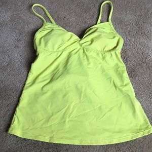 Athleta Yellow Tankini