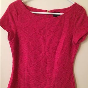 NWOT nice magenta lace banana republic top