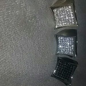 3 iced out size 9 rings