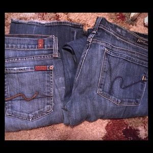 Bundle! EUC Citizens & 7 for All Mankind size 30