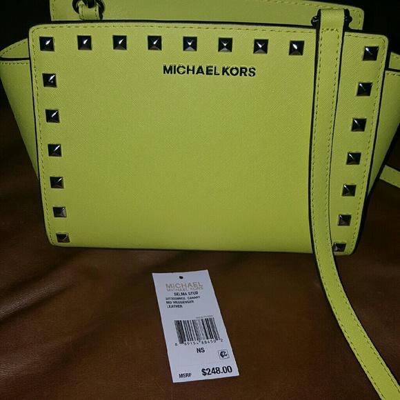 100% authentic Michael Kors Studded selma